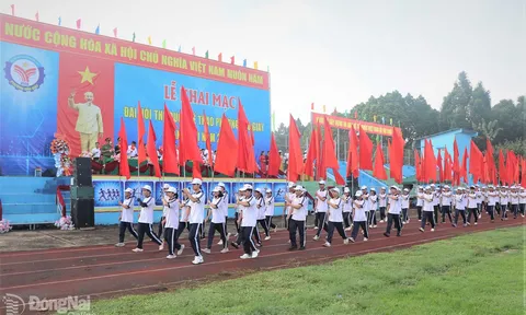 Đại hội Thể dục thể thao cấp cơ sở thành phố Đồng Nai năm 2026: Rầm rộ ngày hội toàn dân rèn luyện thân thể