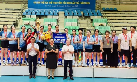Thống trị tuyệt đối, Cụm 5 lập cú đúp vô địch môn bóng chuyền Đại hội Thể dục thể thao tỉnh Tây Ninh 2026