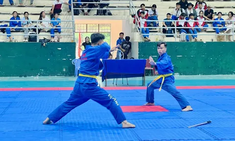 Khởi tranh vòng loại môn Vovinam khu vực A Đại hội Thể dục thể thao tỉnh Tây Ninh: Sôi nổi và tinh thần thượng võ