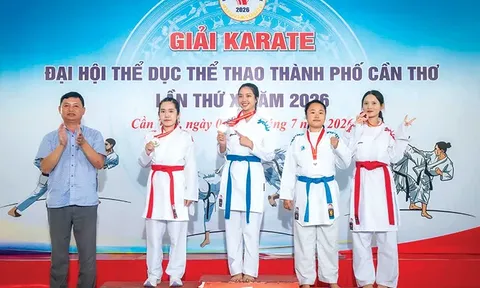 Karate khởi đầu ấn tượng tại Đại hội Thể dục thể thao TP. Cần Thơ lần thứ X