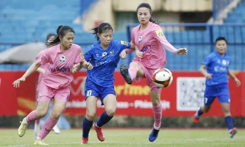 Giải Bóng đá nữ vô địch quốc gia 2026: Hà Nội I sẩy chân dưới mưa, Than KSVN "giải khát" thành công