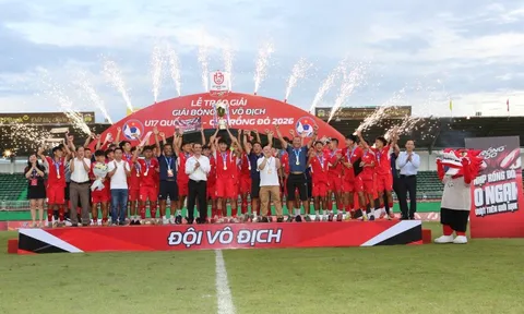 PVF áp đảo Huế, đăng quang Giải vô địch Bóng đá U17 quốc gia 2026