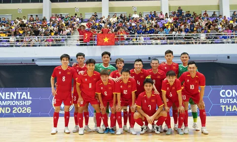 Đội tuyển futsal Việt Nam giành ngôi Á quân đầy ấn tượng tại Continental Championship 2026
