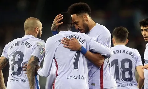 Barcelona đi vào lịch sử sau trận thắng Levante tại vòng 31 La Liga