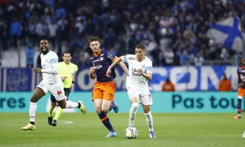 Marseille giành trọn 3 điểm trong trận tiếp đón Montpellier trên sân nhà