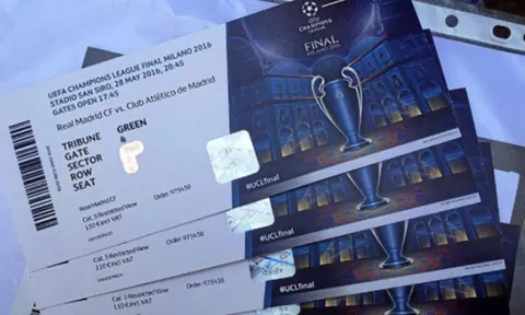 Vé trận chung kết Champions League lên tới 750 USD
