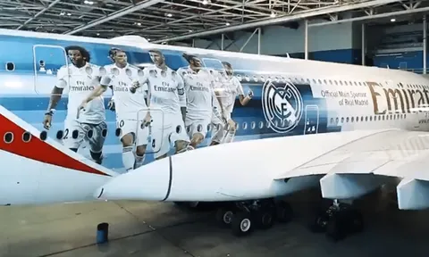 Bên trong chiếc chuyên cơ của Real Madrid