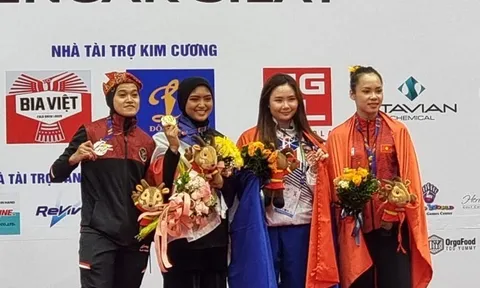 Mary Francine Padios tặng huy chương vàng SEA Games đầu tiên cho người cha đang hôn mê