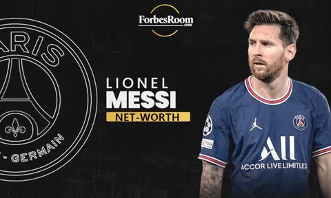 Messi đứng đầu danh sách vận động viên có thu nhập cao nhất 