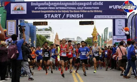 Campuchia tổ chức Giải bán marathon quốc tế Phnom Penh lần thứ 10