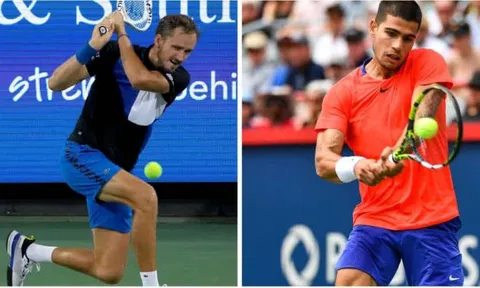 Giải Quần vợt Cincinnati Open: Medvedev tiến vào bán kết, Alcaraz bị loại
