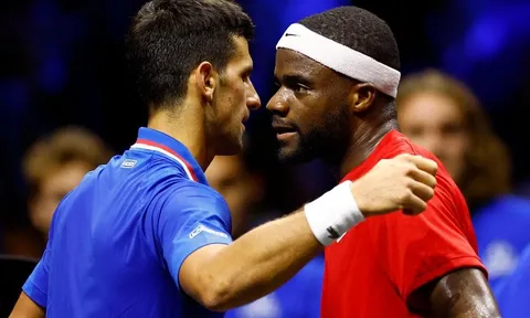 Djokovic đánh bại Tiafoe tại Laver Cup