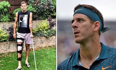 Từng là tay vợt hàng đầu thế giới, Del Potro giờ đây thậm chí không thể chạy