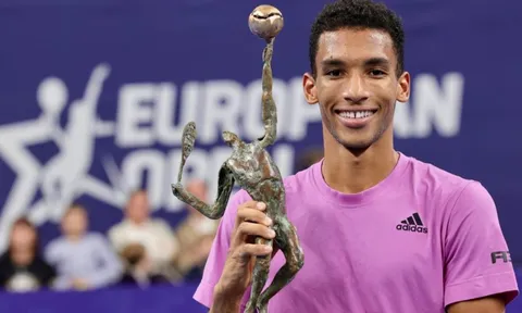 Felix Auger-Aliassime giành danh hiệu European Open 