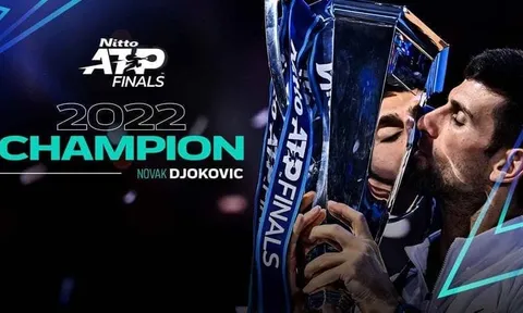 Djokovic lập kỷ lục tay vợt nhiều tuổi nhất vô địch ATP Finals
