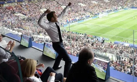 Tổng thống Macron tới Qatar xem bán kết