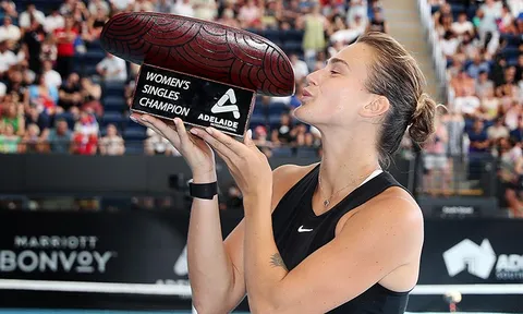 Sabalenka vô địch đơn nữ tại Adelaide International
