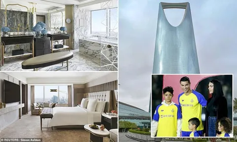 Sự xa hoa bên trong nơi ở mới của Ronaldo tại Saudi Arabia