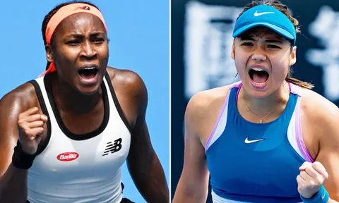 Gauff sẽ gặp Raducanu ở vòng 2 giải Australia mở rộng
