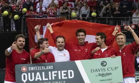 Thắng Đức kịch tính, tuyển Thụy Sỹ giành suất dự vòng chung kết Davis Cup