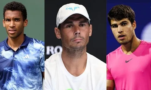 Nadal, Alcaraz và Auger-Aliassime không tham dự Monte Carlo Masters 