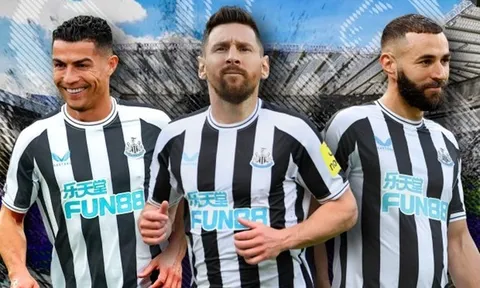 Messi, Ronaldo và Benzema có thể cùng khoác áo Newcastle?