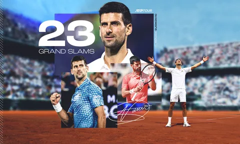 Djokovic làm nên lịch sử với Grand Slam thứ 23