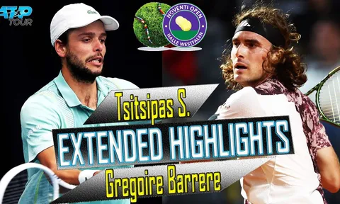 Tsitsipas, Medvedev thắng sớm ở Halle Open 