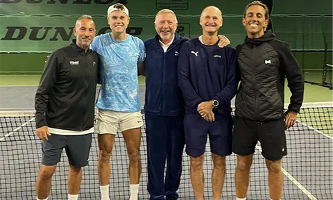 Boris Becker nhận huấn luyện cho Holger Rune