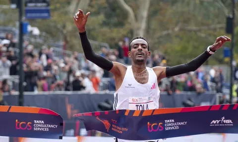 Tola lập kỷ lục tại giải chạy Marathon New York 2023