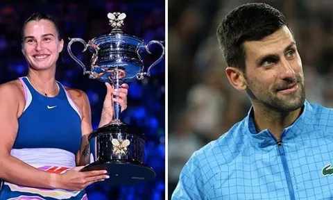 Novak Djokovic, Aryna Sabalenka giành giải thưởng ITF World Champion award