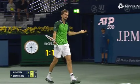 Medvedev khởi đầu thuận lợi tại Dubai Championships 2024