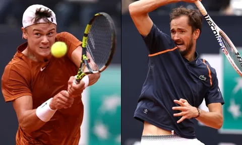 Medvedev gặp Rune ở Tứ kết Indian Wells