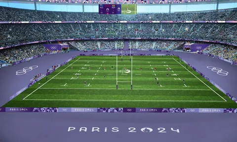 Đường chạy điền kinh màu tím độc đáo của Olympic 2024 sắp hoàn thành tại Ý