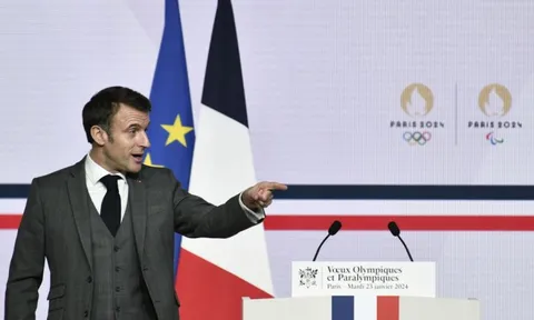 Tổng thống Macron kêu gọi Nga ngừng bắn trong thời gian diễn ra Thế vận hội Paris 