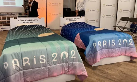 Giường "anti-sex" được cấp cho Làng vận động viên Olympic Paris