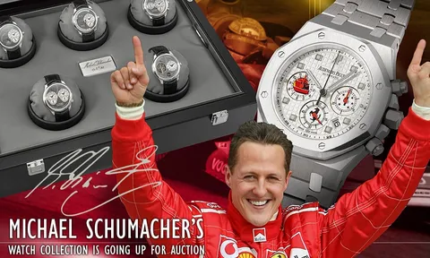 Đồng hồ của Michael Schumacher được bán với giá 4 triệu Franc Thụy Sĩ