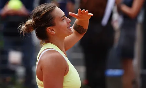 Sabalenka đi tiếp tại Italia Open