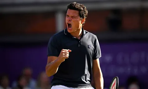 Raonic lập kỷ lục về số ace nhiều nhất 