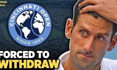 Novak Djokovic rút khỏi Giải Quần vợt Cincinnati Open