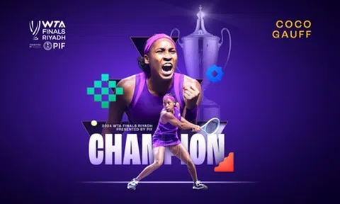 Coco Gauff vô địch WTA Finals 2024