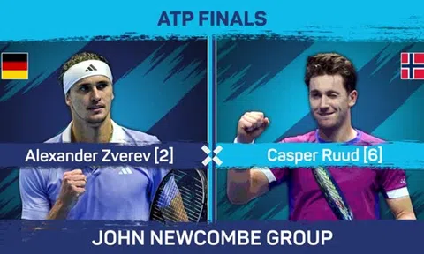 Alcaraz bị loại, Zverev và Ruud đi tiếp tại ATP Finals 2024