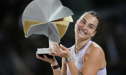 Sabalenka lần thứ ba đăng quang Madrid Open