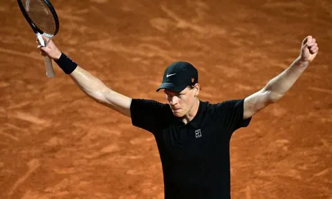Sinner so tài cùng Alcaraz ở chung kết Rome Masters