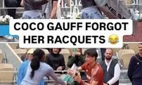 “Ra sân quên vợt - đi cày quên trâu”, Coco Gauff vẫn giành chiến thắng tại Roland Garros