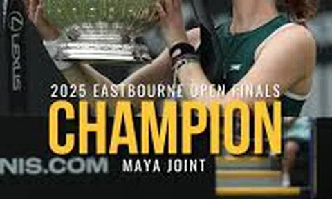 Thắng Eala kịch tính, Maya Joint vô địch Eastbourne
