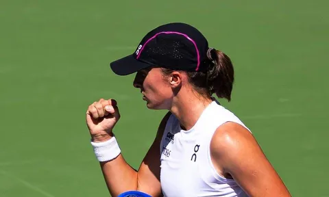 Swiatek nhẹ nhàng giành quyền vào vòng 2 US Open