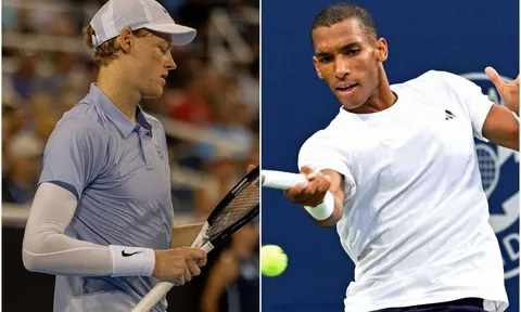 US Open 2025: Cặp bán kết thứ hai đơn nam gọi tên Sinner và Auger-Aliassime 