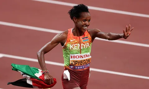 Kipyegon lần thứ tư vô địch thế giới cự ly chạy 1.500m nữ