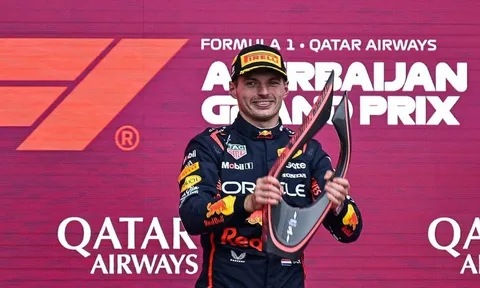 Công thức 1: Verstappen thắng kịch tính tại chặng đua Azerbaijan Grand Prix